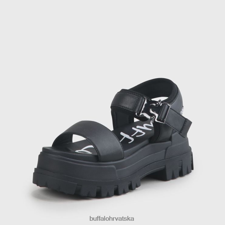crno Buffalo jojo plato sandale veganske |sandale TDD6T753